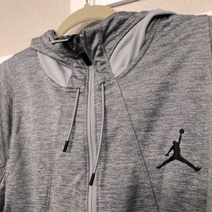 Grey Jordan XL Therma-fit hooded jacket